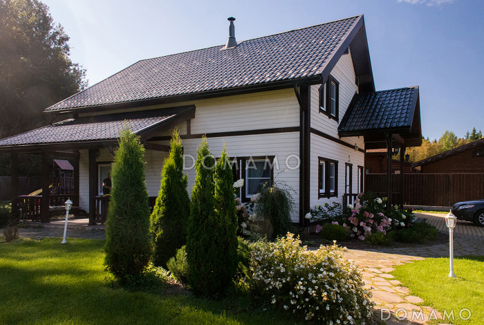 Проект дома 8 на 10 из пеноблоков с мансардой