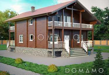 Проект дома из клееного бруса до 300 м. кв.