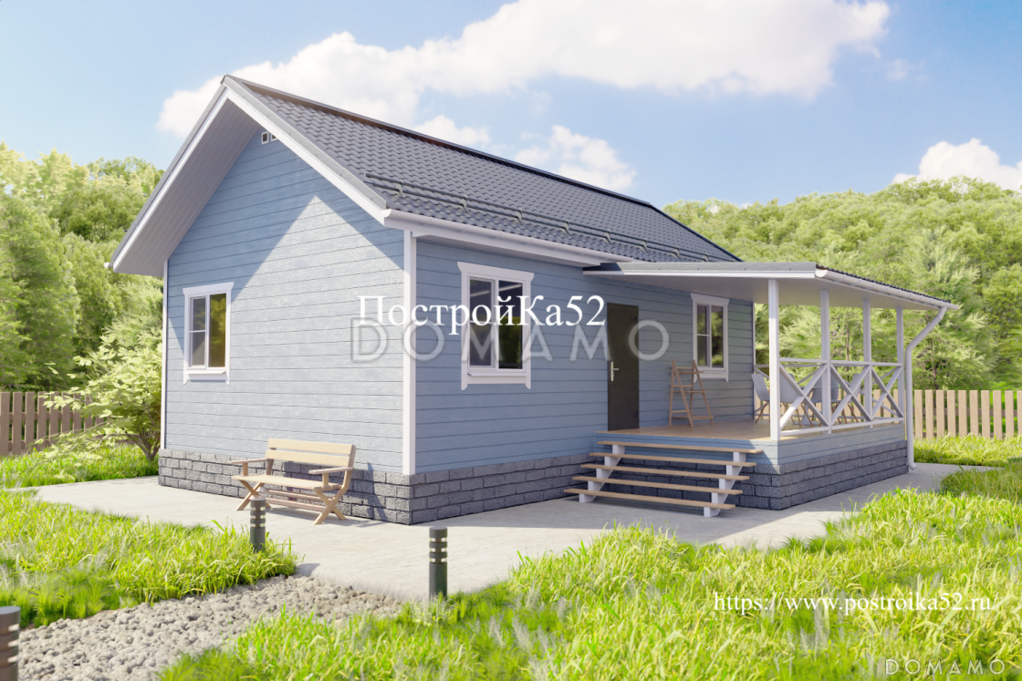 Каркасный дом "Прима 25" / 3