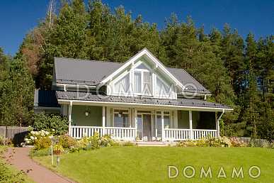 Проект дома с мансардой из кирпича