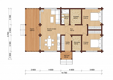 БЛИСС 115 / План 1 этажа БЛИСС 115 / План 1 этажа