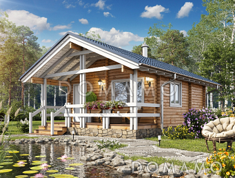 Б-80 Дом из клееного бруса