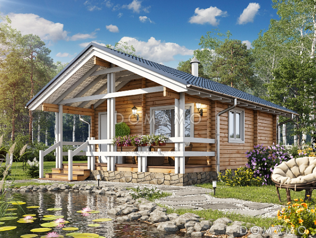 Б-80 Дом из клееного бруса Б-80 Дом из клееного бруса