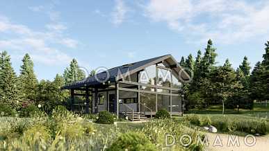 Проект фахверкого дома 138T