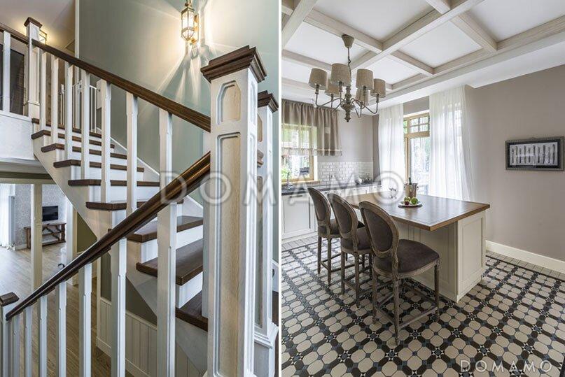 Проект каркасного дома в скандинавском стиле с террасой, эркером и большими окнами / 14