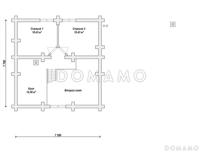 N-128 / План 2 этажа