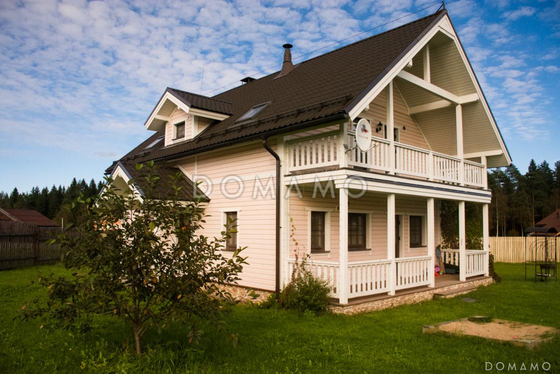 Проект каркасного дома с мансардными окнами / 6