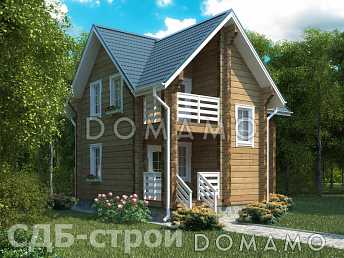 Дом из профилированного бруса ДПБ9