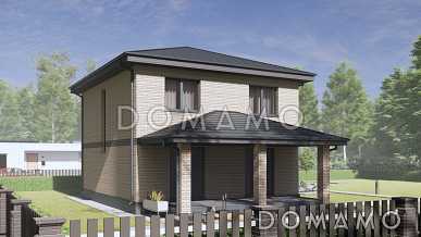 Проект строгого классического двухэтажного дома S-113 Проект строгого классического двухэтажного дома S-113