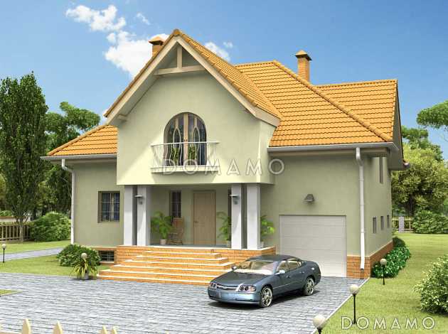 Проект современного дома усадебного типа с подвалом Проект современного дома усадебного типа с подвалом