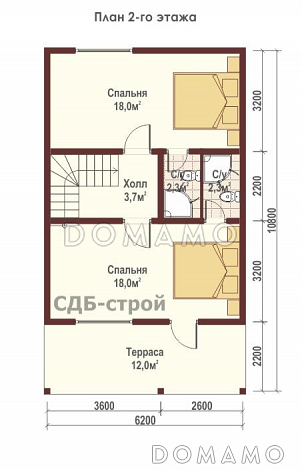 ДПБ22  / План 2 этажа ДПБ22  / План 2 этажа