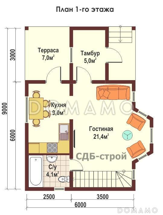 ДБР5 / План 1 этажа