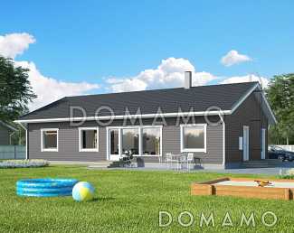 Проект современного дома с просторной кухней