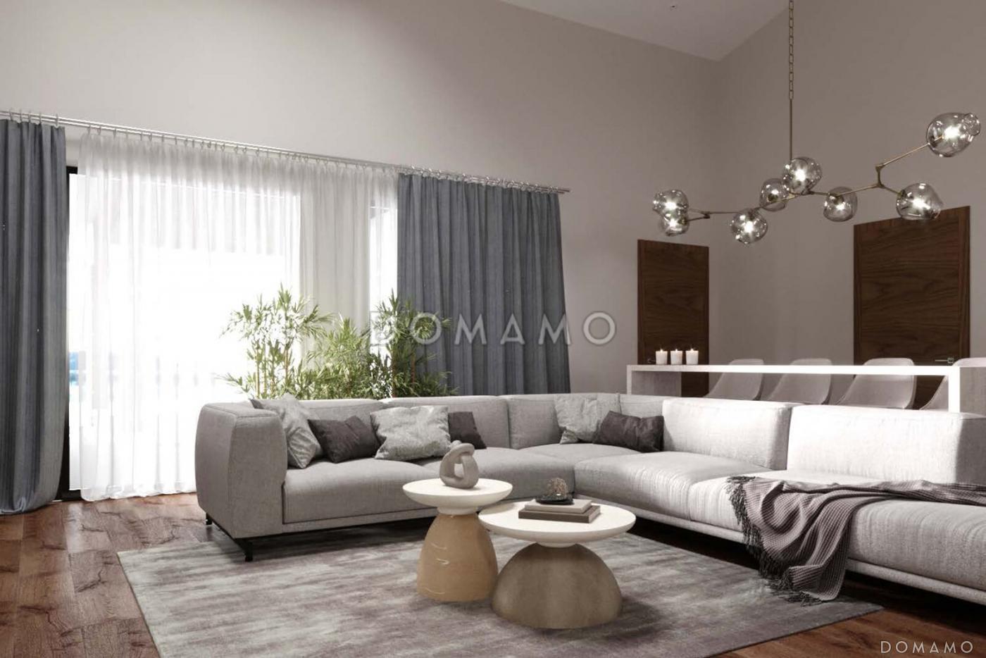 Проект дома из газобетона с сауной, 3 спальнями, террасой барбекю и навесом на 2 машины / 8