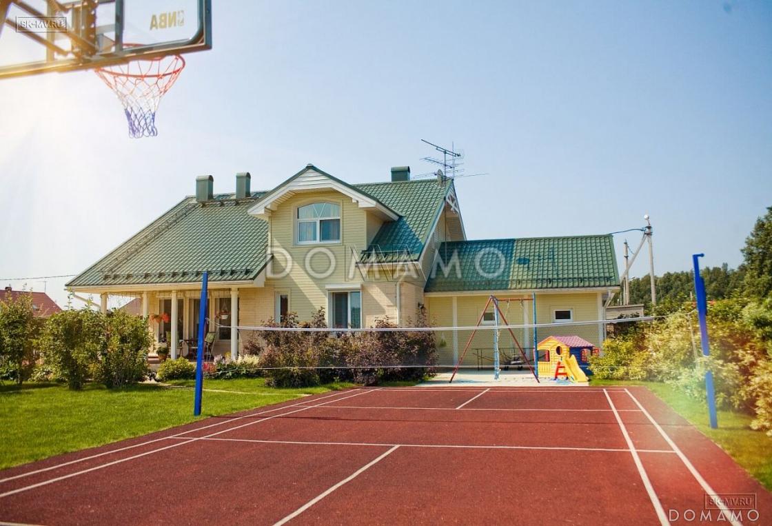 Проект каркасного дома с навесом для двух машин и крытой террасой / 5