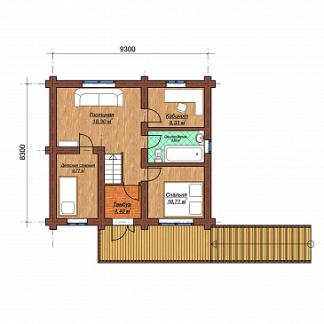 Енисей  / План 2 этажа Енисей  / План 2 этажа