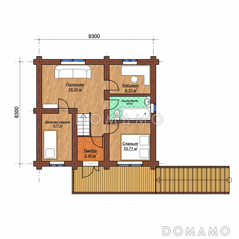 Енисей  / План 2 этажа Енисей  / План 2 этажа