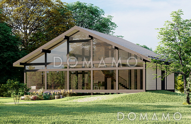 Проект фахверкого дома 224D2