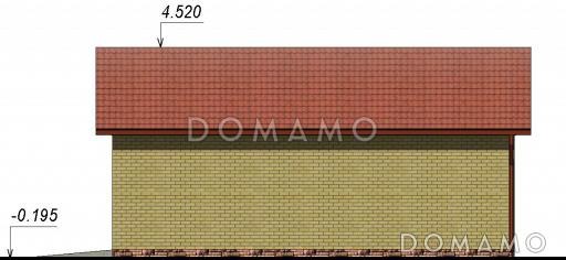Проект гаража / Фасад 1
