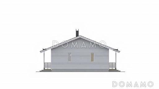 С-157 одноэтажный дом / Фасад 2