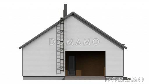 С-202 одноэтажный дом  / Фасад 1