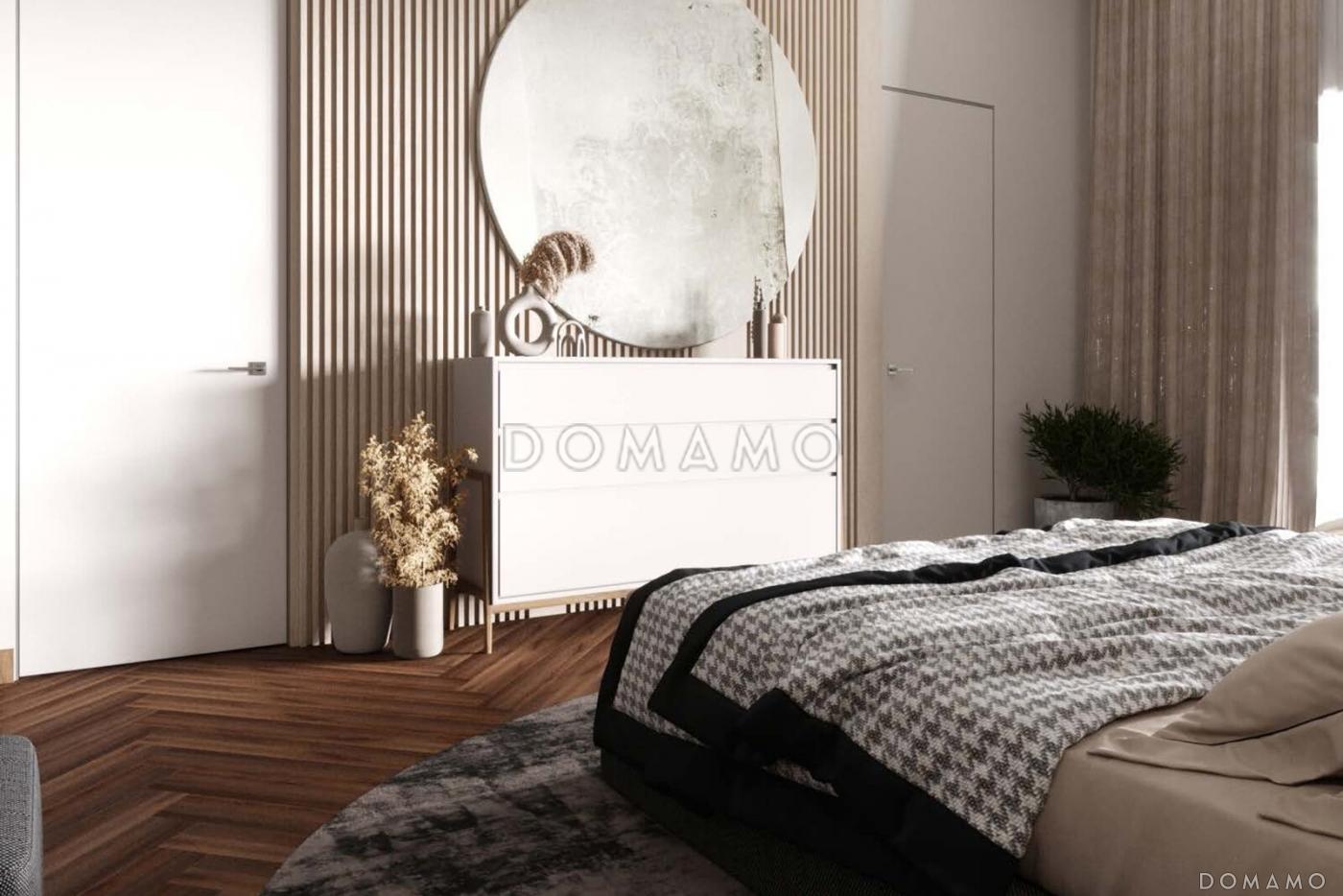 Проект кирпичного Г-образного дома с 3 спальнями, сауной и барбекю на террасе / 23