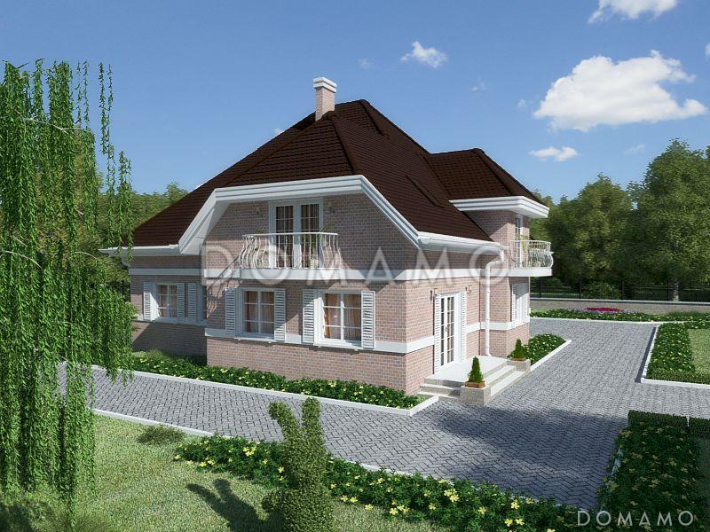 Проект дома с большим каминным залом / 11