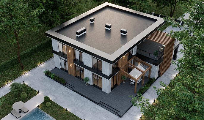 Коттедж «Тихая Слобода», 433 м²