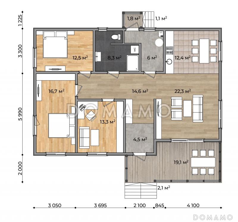 Фреш / План 1 этажа