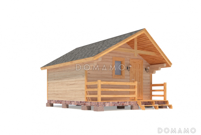 Проект бани из бруса 3х4 Проект бани из бруса 3х4