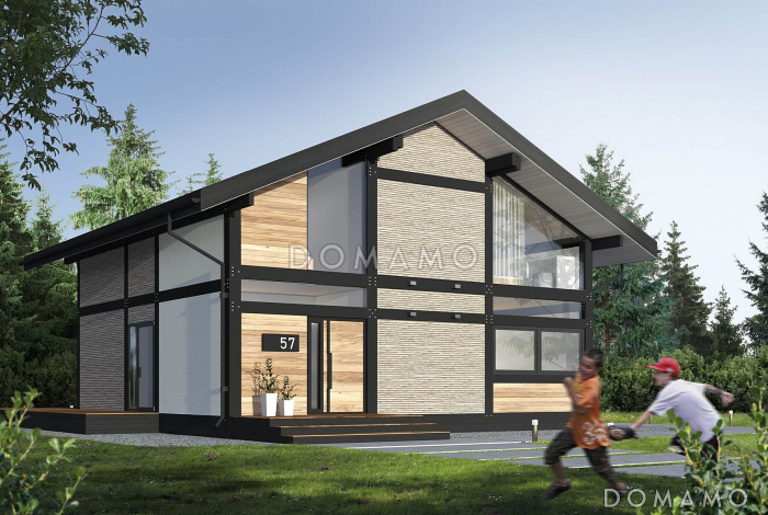 Проект Фахверкого дома 138D1