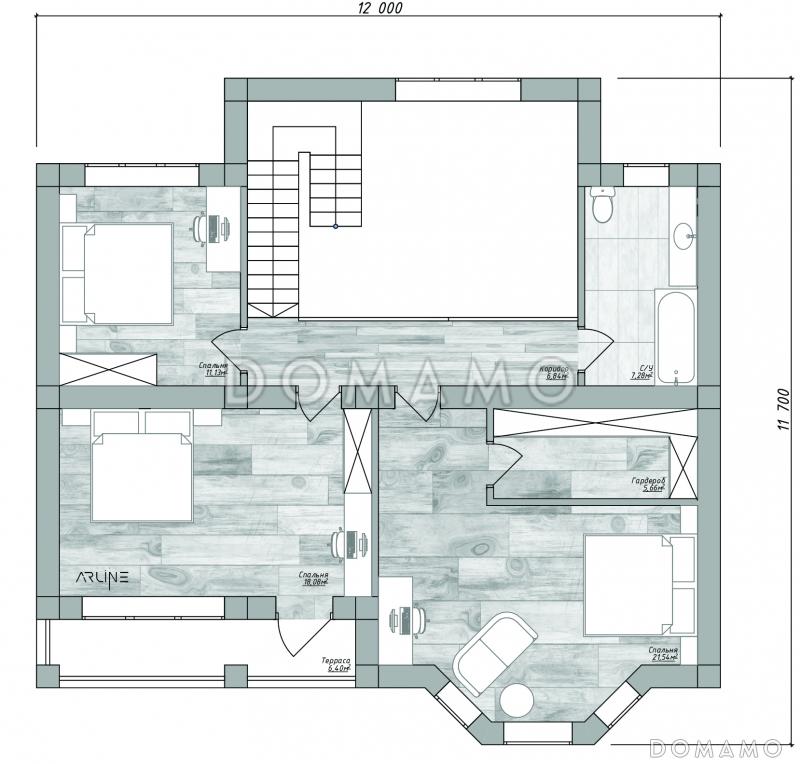 Гераклея / План 2 этажа