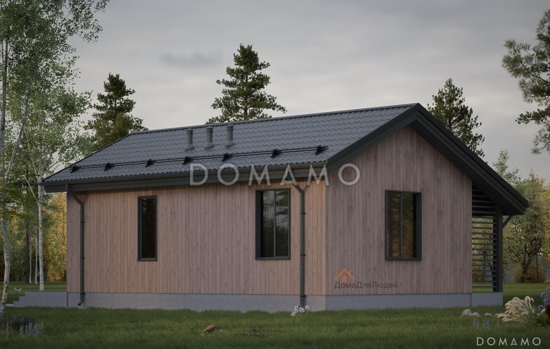 Каркасный дом КВАНТ_1 / 3