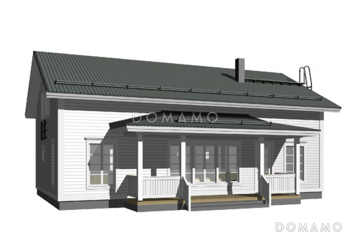 Проект дома с мансардным этажом до 200 м.кв. Проект дома с мансардным этажом до 200 м.кв.