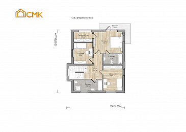 Индустриальный / План 2 этажа Индустриальный / План 2 этажа