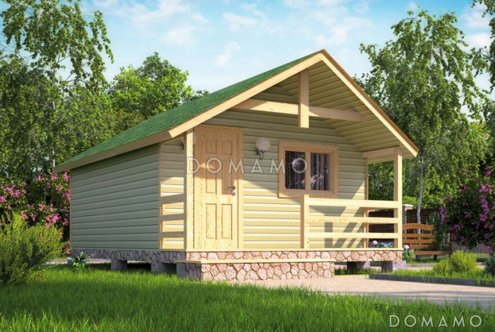 Проект дома из клееного бруса 4х4 Проект дома из клееного бруса 4х4