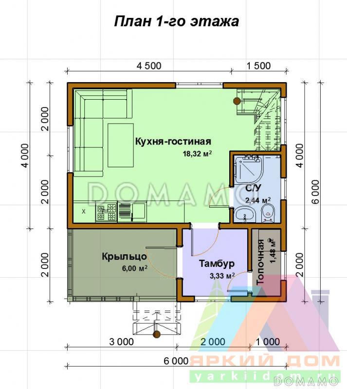 S-1 / План 1 этажа S-1 / План 1 этажа
