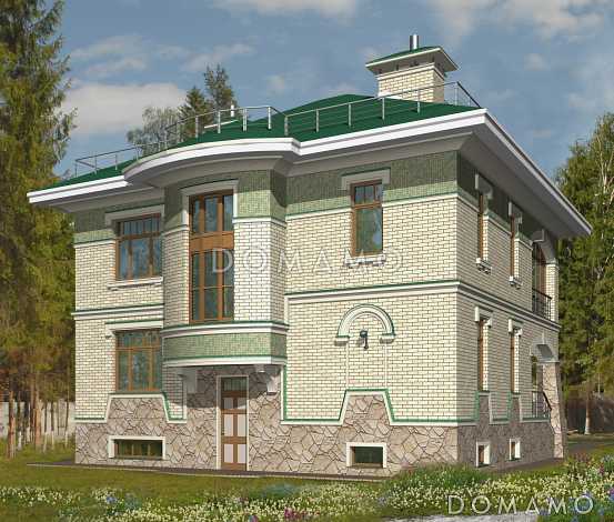 Проект дома с предусмотренной котельной на цокольном этаже Проект дома с предусмотренной котельной на цокольном этаже