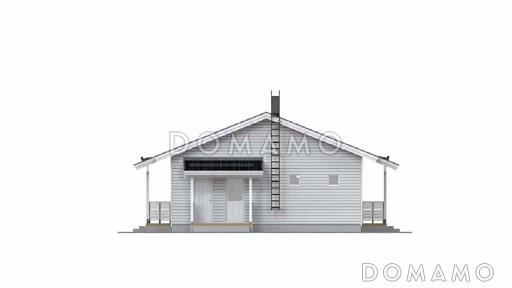 С-157 одноэтажный дом / Фасад 1