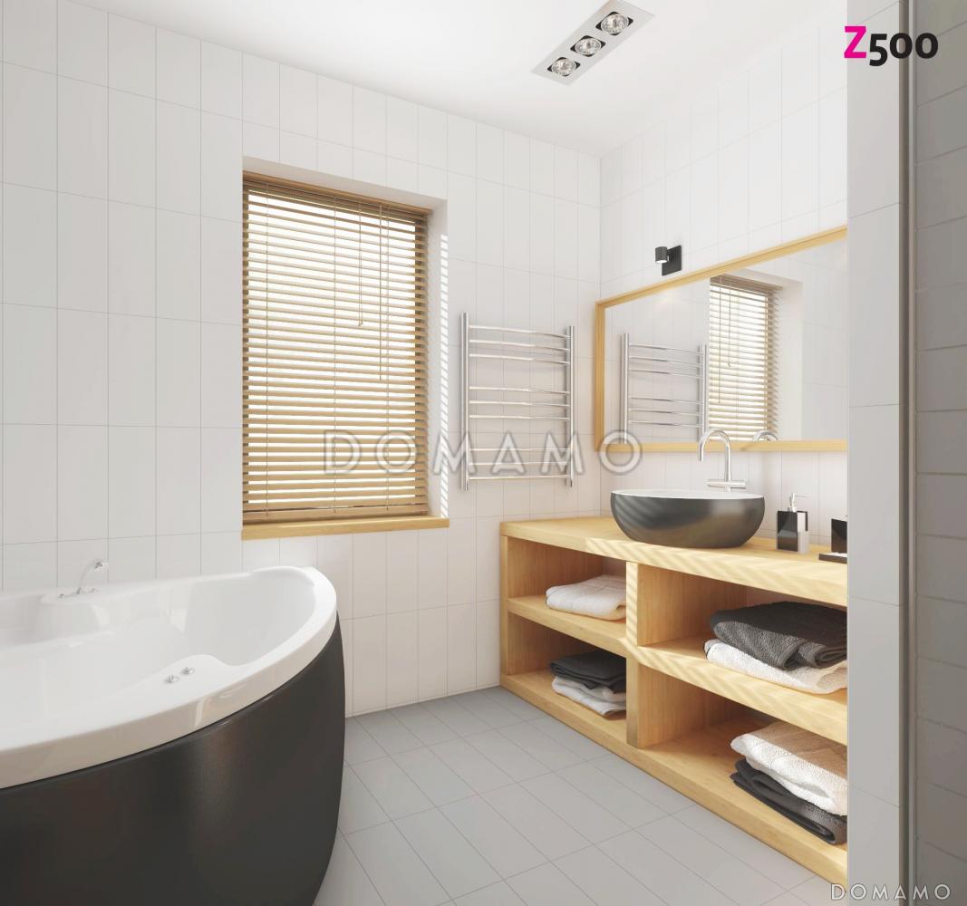 Проект одноэтажного каркасного дома с зоной барбекю на террасе  / 21