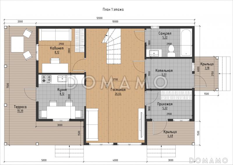 ДК-181 / План 1 этажа