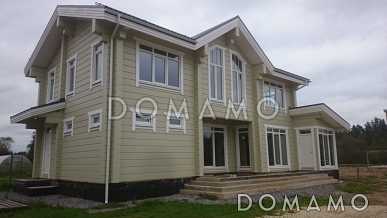 Проект деревянного дома из клееного бруса с отдельным входом в котельную Проект деревянного дома из клееного бруса с отдельным входом в котельную