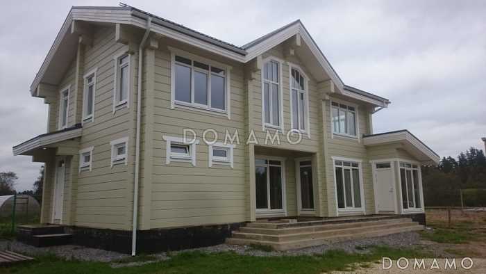 Проект деревянного дома из клееного бруса с отдельным входом в котельную Проект деревянного дома из клееного бруса с отдельным входом в котельную