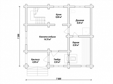 K-3-3 / План 1 этажа K-3-3 / План 1 этажа