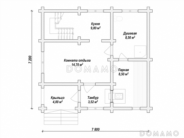 K-3-3 / План 1 этажа K-3-3 / План 1 этажа