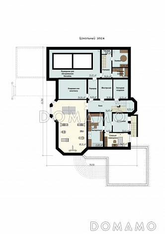 Конкорд / План цокольного этажа Конкорд / План цокольного этажа