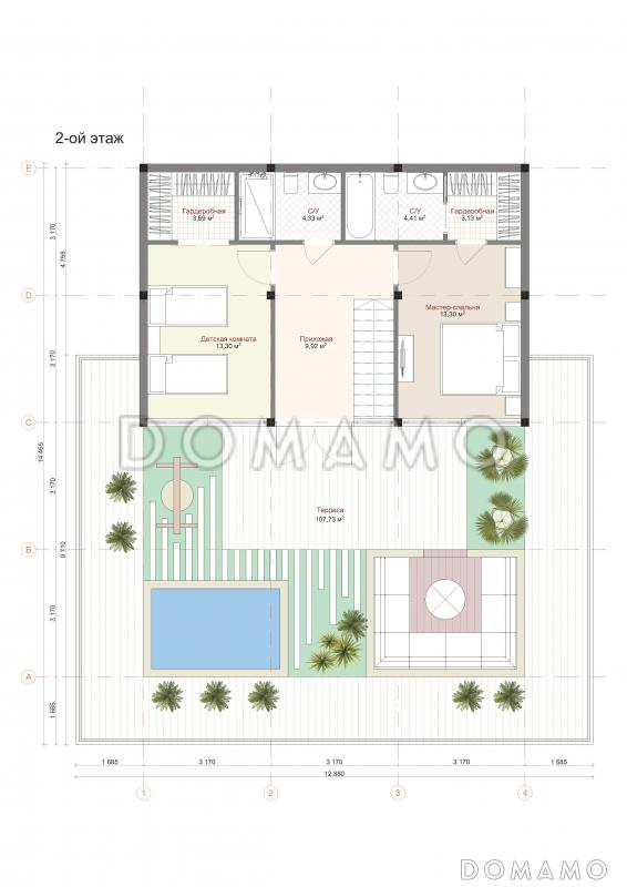 GARDEN / План 2 этажа