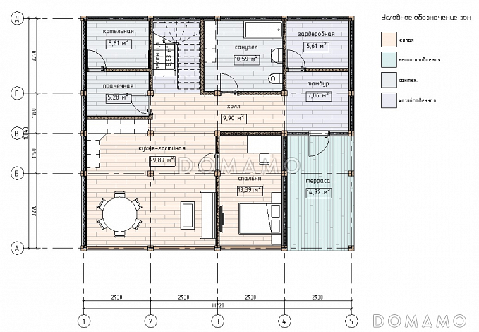 IDEA 197 / План 1 этажа