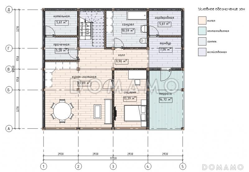 IDEA 197 / План 1 этажа