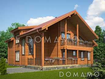 Проект дома с террасой